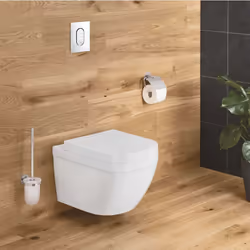 Cuvette : Finition : blanc alpin pour réservoir de chasse encastré sortie horizontale Technologie de chasse GROHE Triple Vort ...