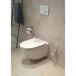 Grohe Pack WC GROHE + VITRA Cuvette SENTO RimEx avec abattant softclose + Plaque de commande Grohe Chrome (GROHE-SENTOrimless)