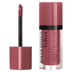 Bourjois Rouge Edition Velvet, 07 Nude-ist - un rose discret pour une bouche tout en subtilité, 6.7 ml