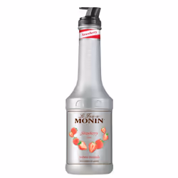 Monin 362202, Sauce pour dessert, Fraise, 1000 ml, Bouteille, Sucre, 18 mois