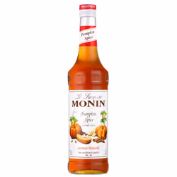 Monin Pumpkin spice, Sirop pour desserts, Courge, Cannelle, 700 ml, Bouteille, 329 kcal, 1380 kJ