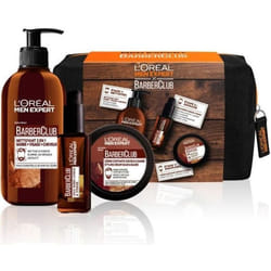 Nettoyant Visage Homme - LOréal Men Expert - Barber Club - 3 Produits - Tous Types de Cheveux