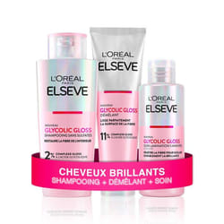 LOréal Paris Elseve Glycolic Gloss La Routine Complète des Cheveux Ternes