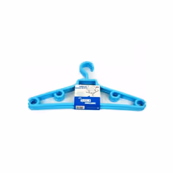 GENERIQUE - Cintres Plastique Bleu Crochets Tournants Lot de 3