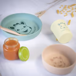 Sophie la girafe Set repas en silicone - Vue supplémentaire 8