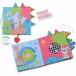 Vulli Sophie La Girafe - Livre D'Eveil Sensitive Book - Vue supplémentaire 6