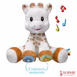 Vulli Peluche Touch And Music, unisexe, Multicolore, 01-09-2019, Chine, 269 g, 170 mm