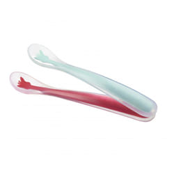 Sophie La Girafe Vulli Silicone Spoons Red/ Blue 4m+ 2 pcs