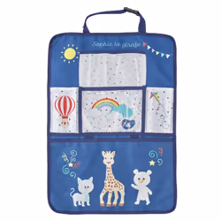 Sophie la girafe 470228, Multicolore, Protection de dossier de siège enfant pour voiture