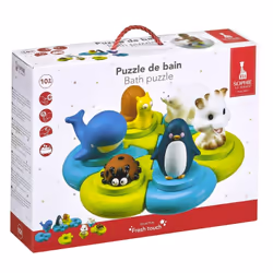 Sophie la girafe 523413, Jouet de bain, Garçon/Fille, 0,8 an(s), Multicolore
