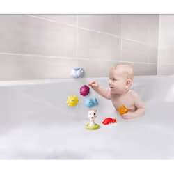 Sophie la girafe 523428 jeu, jouet et adhésif de bain Jouet de bain Multicolore