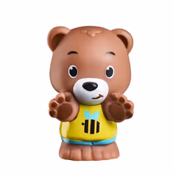 Vulli Lot 4 Personnages "Browny, 1,5 an(s), Multicolore, Plastique