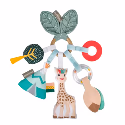 Sophie la girafe 850803, Sonore, Tissu, Bois, Multicolore