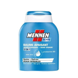 Soin baume apaisant 2-en-1 MENNEN - Après-Rasage et Soin Visage Homme - 100 ml