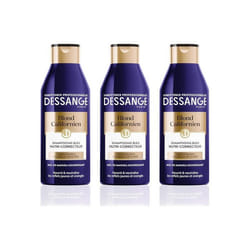 Dessange Blond Californien Coffret Shampooing Bleu Nutri-Correcteur 250ml Lot de 3