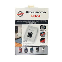 SEB - boite de 4 sacs hygiène + silence force pour aspirateur rowenta