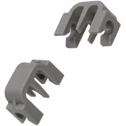 Clips fixation panier (X2) pour lave-vaisselle BOSCH, SIEMENS, NEFF, GAGGENAU, CONSTRUCTA, BALAY, WHIRLPOOL, JUNKER, BAUKNECH ...