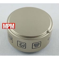 Bouton de four - Ariston - Indesit - C00195018 - Gris - Compatible avec plusieurs modèles