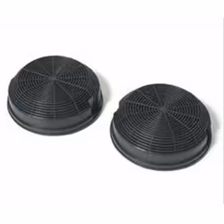 Lot de 2 filtres charbon pour hotte WHIRLPOOL, IGNIS, LADEN, FAURE, ARISTON HOTPOINT, PRIVILEG, BAUKNECHT, IKEA WHIRLPOOL, IN ...