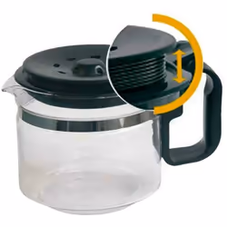 Verseuse universelle 12-14cm (12-15 tasses) pour cafetière, Expresso KRUPS, PHILIPS, BRAUN, ROWENTA, MOULINEX, SEVERIN, AEG,  ...