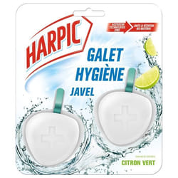 HARPIC Bloc Cuvette Stop Bactéries Javel - 2 Galets