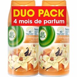 AIR WICK Désodorisant Recharge Freshmatic Parfum Vanille Duopack - 2x250 ml
