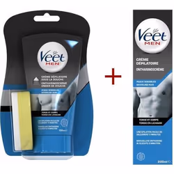 Crème Dépilatoire Sous La Douche - VEET - Peaux Sensibles - Homme