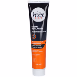 Veet Men Épilation Homme Crème Dépilatoire Hydratante Corps Peaux Normales 200ml
