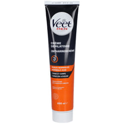 Veet Men Épilation Homme Crème Dépilatoire Hydratante Corps Peaux Normales 200ml