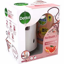 Distributeur de savon - DETTOL - No-Touch - Antibactérien - Pamplemousse - 250ml