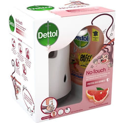 Distributeur de savon - DETTOL - No-Touch - Antibactérien - Pamplemousse - 250ml