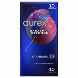 Durex Orgasm'Intense 10 Préservatifs