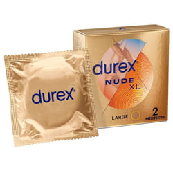 Durex Nude Extra Large XL 2 Préservatifs