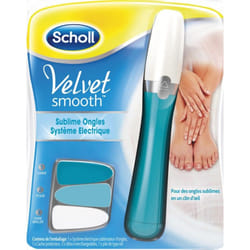 Scholl Velvet Smooth Bleu, Blanc