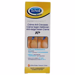 Scholl Crème Anti-Crevasses K+ 25% d'Urée 60 ml
