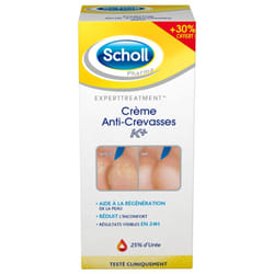 Scholl Crème Anti-Crevasses K+ 25% d'Urée 120 ml