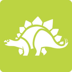 Clairefontaine Set De 6 Pochoirs Enfants, Dinosaures