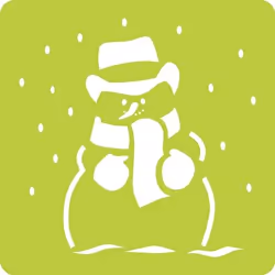 Clairefontaine Set De 6 Pochoirs Enfants, Noël, 3 an(s), Plastique, Vert, 6 pièce(s)