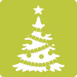 Clairefontaine Set De 6 Pochoirs Enfants, Noël