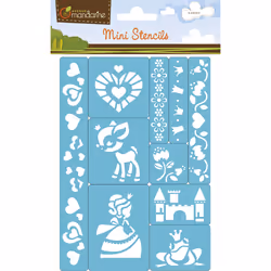 Clairefontaine Mini Stencils, Princesses