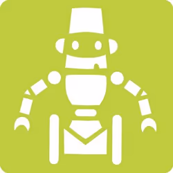 Clairefontaine Set 6 Pochoirs Enfants, Robots