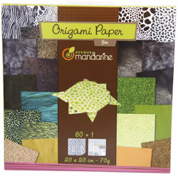 Clairefontaine Orami Paper Zoo, 20 X 20 Cm, 60F, 70G