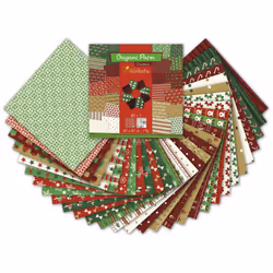 Clairefontaine Orami Paper Christmas, 20 X 20 Cm, 60F, 70G