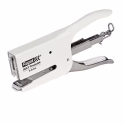 Rapid 10504904, 50 feuilles, Blanc, Agrafes classiques, Jaky 6 - 8, Métal, 5,6 cm