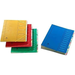 Chemise de trieur - EXTENDOS - 223.12 EL - Carton - 12 compartiments - Jaune