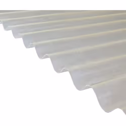 Description générale Panneau de toiture ondulée en résine de polyester translucide, renforcé de fibres de verre. Ce produit e ...