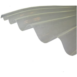 Plaque polyester ondulée (go 177/51 - grandes ondes) - Coloris - Translucide, Largeur totale de la plaque - 92cm, Longueur totale de la plaque - 1.52m