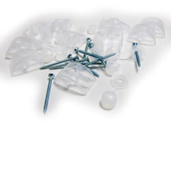 No Brand - Kit de fixation petite onde (x10) - Coloris - Standard, Longueur - 4 cm