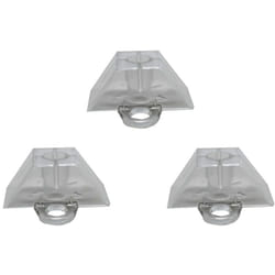 50 Cales de fixation pour plaque nervurée à onde greca - Coloris - Translucide