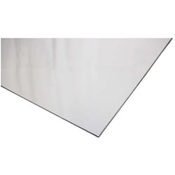 Mccover - Crédence réversible en blanc satiné / blanc brillant (disponible en 2 m x 1 m et 1 m x 0.5 m) - Coloris - Blanc ral 9016, Epaisseur - 3 mm,